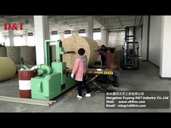 Automatic Blade Circle Horizontal Cutter Untuk Flexible PU / Foam Kuadrat