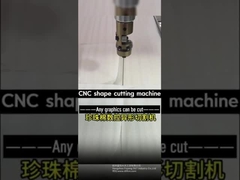 40m/Min busa tegak mesin pemotong CNC spons memotong bentuk 2D