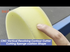 Penjualan Panas Vertikal Revolving Contour Cutter DTC-R2012 Memotong Bentuk bantal busa